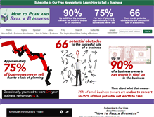 Tablet Screenshot of howtoplanandsellabusiness.com